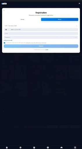 1win app registration Thailand 1win app registration Thailand